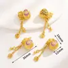 Novo Estilo Chinês Banhado a Cobre Ouro Real Contas de Gota de Óleo Espaçador Pingente Geométrico Dourado Antigo Pulseira Charme Acessórios de Joias DIY