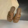 Temperamento de Moda 2026 Nuevo Estilo Verano Otoño Anillo para Dedo del Pie Sandalias sin Cierre Estilo de Noche para Mujer Sandalias Frescas Pantuflas Casuales