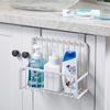 Estante de Almacenamiento Trasero para Puerta de Gabinete Transfronterizo, Cesta Colgante Multicapa Sin Clavos, Estante para Almacenamiento de Especias de Cocina, Estante con Ganchos para Almacenamiento de Dormitorio