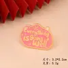 Gran Venta de Liquidación Broche de Dibujos Animados Sanrio Ballena Estrella de Mar Vida Marina Lindo Peluche Pin Decoración