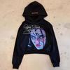 Sudadera Europea y Americana Ins Transfronteriza Personalizada Estampada Oscura de Manga Larga con Capucha Jersey Retro Calle Trendy Top