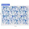 Papel de flor de color bajo vidriado para cerámica Jingdezhen calcomanías azul y blanco patrón de flor y pájaro auspicioso zodíaco calcomanías bajo vidriado de alta temperatura en blanco