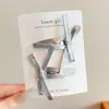 2026 Nuevo Pasador de Pelo de Dibujos Animados Pasador de Pelo Dulce con Lazo Pinza Lateral Exquisita de Gama Alta Pinza de Pato