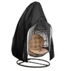 Funda para Silla Colgante Tipo Huevo de Tela Oxford 210 Transfronteriza Cubierta Impermeable para Exterior Cubierta Antipolvo para Silla Colgante con Cremallera Columpio para Silla Colgante