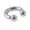 Pendientes de Anillo de Herradura en Forma de U de Acero Inoxidable Transfronterizos Pendientes de Diente Interno y Externo de Tamaño Grande en Forma de C Anillo Vaginal Anillo de Nariz Anillo de Pezón Hélice