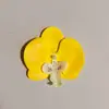 Orquídea Phalaenopsis Flor Cabeza Ramillete Flor de Regalo Pasador de Flor Cabeza de Flor Flor Artificial DIY
