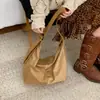 Bolsa Tote Retrô de Design Exclusivo para Mulheres 2025 Novo Estilo Fashionável Grande Capacidade Bolsa Transversal Bolsa de Ombro Casual