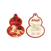 2026 Año Nuevo Año del Caballo Etiquetas Colgantes Personalizadas con Forma de Calabaza Tarjetas de Bendición Especiales de Año Nuevo Tarjetas Decorativas de Recuerdo Diseño e Impresión