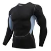 Ropa deportiva transfronteriza europea y americana para hombre, camiseta PRO de secado rápido, ropa ajustada y elástica para correr, ropa deportiva para maratón