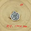 Liga Prata Xizang Ping An Buda Xiangyun Veado Pingente DLY Acessórios Semi-acabados Pulseira Colar Pingente Atacado