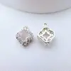 Cobre Banhado a Ouro Micro-Incustado Zircônia Materiais e Acessórios Artesanais DIY para Colares, Pulseiras, Pingentes e Charms