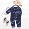 Conjunto de Dos Piezas de Pijama de Primavera y Otoño, Mufu Rui Una Pieza Dropshipping Estilo Coreano de Botones Solos Ropa de Casa Conjunto de Dibujos Animados con Dibujos Animados