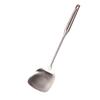 Espátula Funda Concava Espessa de Aço Inoxidável 304 Espátula de Cozinha Utensílios de Cozinha Domésticos Antiderrapante Anti-Escaldante Espátula de Cozinha