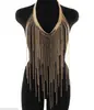 WMS Popular Europeu Corrente Longa de Corpo Inteiro com Franja de Strass AliExpress eBay Amazon Venda Quente Transfronteiriça