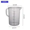 Taza medidora de plástico acrílico PC con escala resistencia a altas temperaturas 20003000ml5000ml capacidad grande dedicada para tienda de té de leche