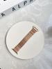 Para Apple Watch Pulseira de Metal Apple Watch 1ª a 9ª Geração Ultra Pulseira de Aço com Ajuste Magnético de Nove Contas