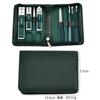 Set de Cortauñas de Acero Inoxidable de 9 Piezas Juego de Herramientas para Manicura Cortauñas Set de Belleza para el Hogar Set de Cortauñas