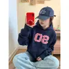 Sudadera con capucha estilo Mori Girl con diseño elegante, estilo retro americano, sudadera con capucha impresa simple para mujer, para ir al trabajo, universitaria