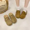 Pantuflas de exterior para mujer, modelo nuevo Boken 2026, primavera y otoño, de suela gruesa, puntera cerrada, sin cordones, de suela suave, pantuflas fáciles de llevar