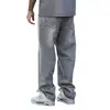 AliExpress 2026 Verano Pantalones Casuales de Hombre Más Vendidos Europeos y Americanos, Jeans Elegantes Grises de Pierna Recta con Bloques de Color, En Stock