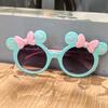 Bebé Un Año Lazo Mickey Niños y Niñas Lentes Anti-UV Lindo Estilo de Dibujos Animados Gafas de Sol para Niños