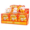 Gato de la Suerte Agitador Súper Lindo Popular de Xiaohongshu Caja Sorpresa Decoración de Escritorio Pequeños Adornos Venta Directa de Fábrica