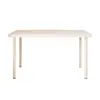 Escritorio de computadora de estilo minimalista cuidadosamente seleccionado, mesa blanca pequeña para uso doméstico, mesa de comedor, tocador de dormitorio, escritorio para estudiante en casa de alquiler