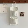 Nueva bolsa colgante de almacenamiento en forma de estrella para uso doméstico, organizador de ropa interior y calcetines, herramienta de almacenamiento de bolsa de basura en la parte posterior de la puerta para dormitorios estudiantiles