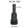 7.89-Id6 Filtro Cabeça Reta Adequado para Volkswagen Fivela Unilateral Conector de Mangueira de Combustível Macho para Bico Injetor