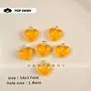 Accesorios para joyería DIY lindos abalorios de oso de gelatina aretes de corazón cadena para teléfono colgante de bolso accesorios de abalorios sueltos