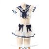 No te pierdas la diversión nocturna ropa interior sexy viento de deseo puro perspectiva libre traje de uniforme jk qqny pecho pequeño ropa para dormir mujer