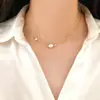 Colar de Pérolas de Água Doce Nina Design Corrente de Clavícula de Luxo Leve de Alta Qualidade Corrente de Clavícula Versátil Personalizada para Meninas