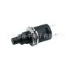 Interruptor de llave de botón de plástico PBS-120 roscado encendido/apagado de 2 pines negro 7MM agujero pequeño PBS1-3