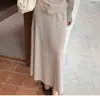 Vestido de traje de punto para mujer 2026 Otoño/Invierno estilo coreano conjunto completo sensación de alta gama conjunto de dos piezas