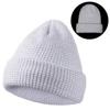 Chapéu de segurança refletor de aviso para corrida noturna para homens e mulheres, chapéu de malha quente forrado com fleece para outono e inverno, chapéu de lã frio à prova de vento para ciclismo