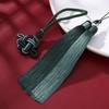 Accesorio DIY de Nudo de Borla de Doble Color, Colgante Estilo Antiguo, Colgante de Borla Vintage de Nudo Chino, Cuerda para Colgar
