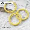 Accesorios para Joyería DIY Anillo de Hierro Pintado Colorido Anillo de Conexión Colgante para Llavero Aleación Colgante Hecho a Mano Material de Colgante al por Mayor
