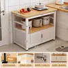Rack de Cozinha Multifuncional Mesa de Corte de Legumes Bancada Armário de Chão Multicamadas Pratos Forno de Micro-ondas Armazenamento Armário Lateral