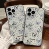 Estilo Europeu Ins Tendência Borboleta Azul 18Pro Nicho High-End Capa Macia Iphone18 Capa de Telefone Transparente