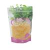 Bolsa Ziploc de Plástico Mingli con Flor de Oro Rosa Bolsa a Prueba de Humedad para Alimentos Secos
