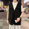 Chaleco de Trabajo Funcional de Estilo Japonés 2025 para Hombre, Holgado Retro Primavera y Otoño Ropa Exterior para Pareja Harajuku Chaleco Moderno