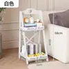 Estante de Flores de Plástico Multicapa Forma de Escalera Estante para Plantas de Sala Plegable Balcón Estante de Almacenamiento para Suculentas Estilo Americano Vintage