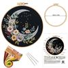 Nuevo Paquete de Material DIY Bordado Europeo Original Luna Dorada Abeja Flor Bordado Inglés Exportación Transfronteriza