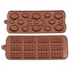 Molde de Silicone Waffle Botão diy Molde de Material Gota de Cristal Acessórios Decoração para Capa de Celular Waffle Botão