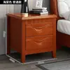 Mesa de cabeceira para uso doméstico no quarto, madeira maciça, estilo chinês, com fechadura, design moderno simples, entregue em ponto de retirada, sala de estar