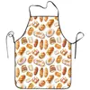 Delantal Impermeable de Nuevo Estilo Transfronterizo con Temática de Repostería para Muebles, Cocina y Tareas del Hogar, Delantal sin Mangas, Ropa de Trabajo para Tiendas de Repostería al por Mayor