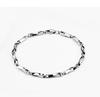 Collar de Acero de Titanio Collar Rombo Joyería High Street para Hombre Cadena de Semilla de Melón de Alta Gama Accesorios para Hombre Collar Nicho Versátil