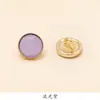 Botões redondos estilo retrô em formato de árvore, casaco feminino estiloso, jaqueta estilo Chanel, botões decorativos para cardigã de tricô, acessórios para vestuário