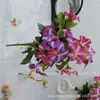 Ramo de Flores Artificiales de Gloria de la Mañana de 7 Ramas Más Vendido Transfronterizo para Decoración de Proyectos, Flores Falsas, Flores Artificiales para Decoración del Hogar