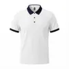 Desejo Cor Americano Bloqueio de Cores Lapela Manga Curta Time de Golfe Construção de Equipe Tamanho Plus Outdoor Respirável Roupas de Trabalho em Grupo Camisa Polo